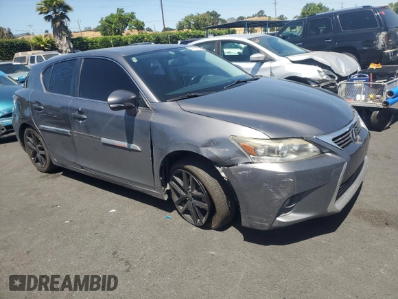 2015 Lexus CT 200h with VIN JTHKD5BH4F2221089, listed as a Copart auction lot 57681895 with 163,443 mi miles and Salvage title. Bid and sale history available at DreamBid. Image 4.