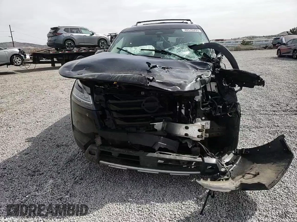 2023 Nissan Pathfinder SL with VIN 5N1DR3CD6PC230945, listed as a Copart auction lot 48570295 with 27,680 mi miles and Salvage title. Bid and sale history available at DreamBid. Image 11.