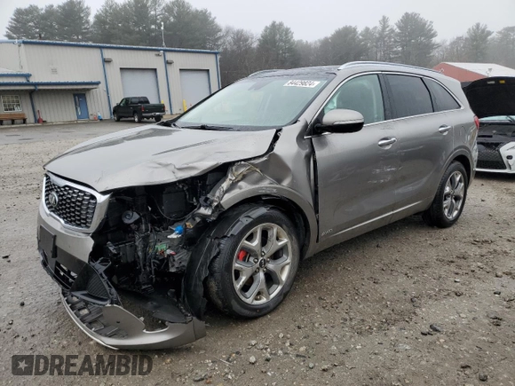 2019 Kia Sorento SX V6 with VIN 5XYPKDA50KG525339, listed as a Copart auction lot 84429824 with 49,629 mi miles and Salvage Title. Bid and sale history available at carsss.com. Image 1.