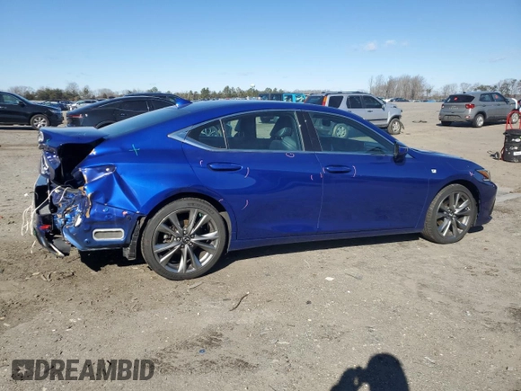 2021 Lexus ES 350 F Sport with VIN 58AGZ1B13MU082793, listed as a Copart auction lot 47101955 with 132,790 mi miles and Salvage title. Bid and sale history available at DreamBid. Image 3.
