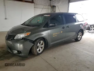 2013 Toyota Sienna L with VIN 5TDZK3DC7DS336061, listed as a Copart auction lot 50715775 with 111,615 mi miles and Salvage Title. Bid and sale history available at carsss.com. Image 1.
