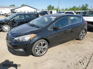2016 Kia Forte 5-Door EX with VIN KNAFX5A84G5626443, listed as a Copart auction lot 55938624 with 124,787 mi miles and Salvage Title. Bid and sale history available at carsss.com. Image 1.