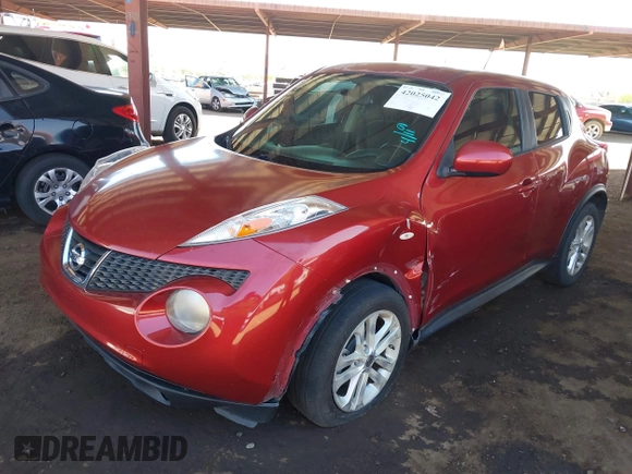2013 Nissan Juke SV with VIN JN8AF5MV3DT209084, listed as a IAAI auction lot 42025042 with 1 mi miles. Bid and sale history available at carsss.com. Image 6.