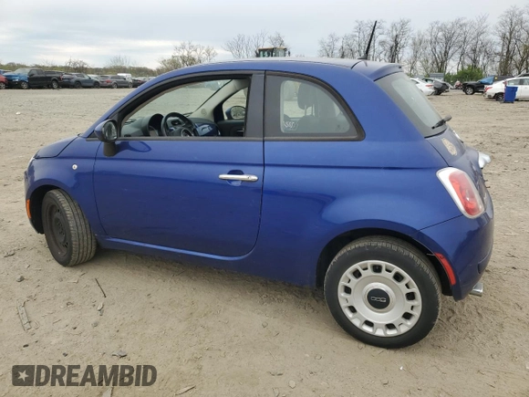 2014 FIAT 500 Pop with VIN 3C3CFFAR2ET189731, listed as a Copart auction lot 52074335 with 133,275 mi miles and Salvage Title. Bid and sale history available at carsss.com. Image 2.