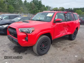 2023 Toyota 4Runner TRD Pro with VIN JTELU5JR8P6118540, listed as a IAAI auction lot 42262458 with 23,133 mi miles and . Bid and sale history available at DreamBid. Image 2.