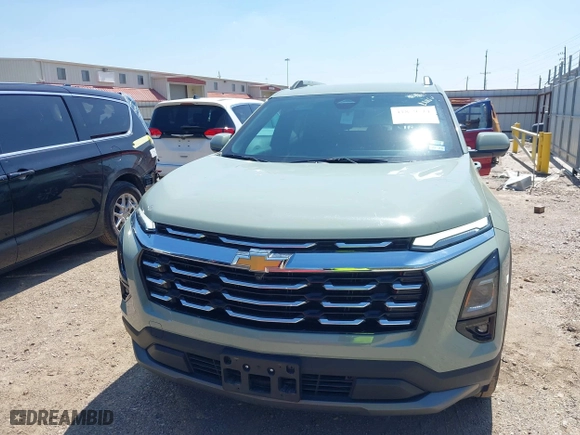 2025 Chevrolet Equinox FWD LT with VIN 3GNAXHEG8SL166901, listed as a IAAI auction lot 41879511 with 10,119 mi miles. Bid and sale history available at carsss.com. Image 12.