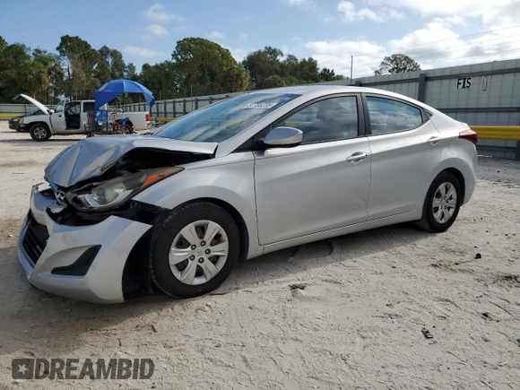 2016 Hyundai Elantra SE с VIN KMHDH4AE9GU483661, выставлен на аукционе Copart как лот 57785235 с пробегом 71 019 миль миль и Списание • Salvage title. История ставок и продаж доступна на DreamBid. Изображение 1.