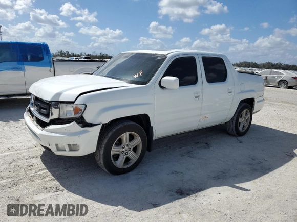 2010 Honda Ridgeline RTL with VIN 5FPYK1F51AB011041, listed as a Copart auction lot 77210844 with 81,265 mi miles and Salvage Title. Bid and sale history available at carsss.com. Image 1.