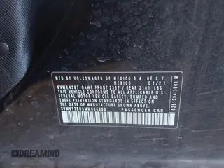 2021 Volkswagen Jetta GLI S с VIN 3VW6T7BU3MM035898, выставлен на аукционе IAAI как лот 41589819 с пробегом 39 840 миль миль и . История ставок и продаж доступна на DreamBid. Изображение 9.