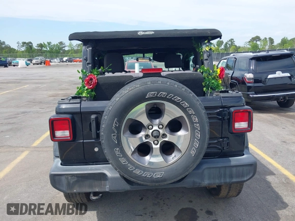 2018 Jeep Wrangler Sport S with VIN 1C4GJXAN8JW290064, listed as a IAAI auction lot 42012484 with 93,838 mi miles and . Bid and sale history available at DreamBid. Image 16.