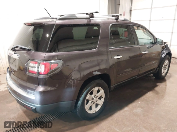2015 GMC Acadia SLE with VIN 1GKKVPKD3FJ260077, listed as a IAAI auction lot 41739145 with 124,633 mi miles. Bid and sale history available at carsss.com. Image 4.