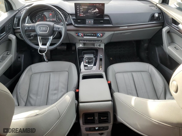 2022 Audi Q5 S line Premium with VIN WA1GAAFY6N2068212, listed as a Copart auction lot 41609925 with 51,094 mi miles and Salvage Title. Bid and sale history available at carsss.com. Image 8.
