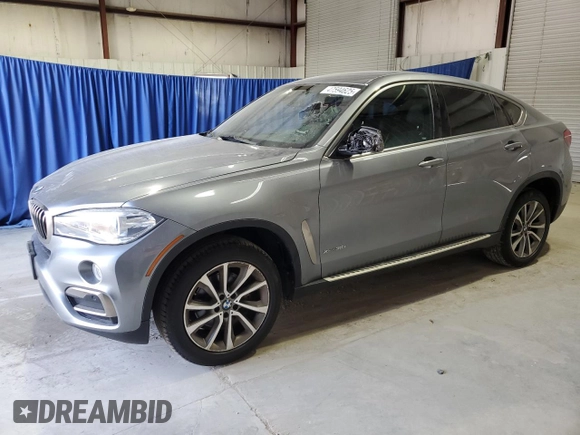 2019 BMW X6 xDrive35i with VIN 5UXKU2C57K0Z64581, listed as a Copart auction lot 47594625 with 64,697 mi miles and Clean Title. Bid and sale history available at carsss.com. Image 1.