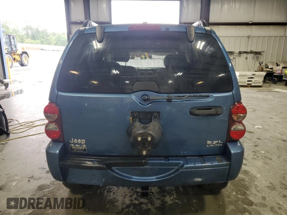 2006 Jeep Liberty Limited with VIN 1J4GL58K66W271427, listed as a Copart auction lot 54397065 with 256,738 mi miles and Salvage title. Bid and sale history available at DreamBid. Image 6.
