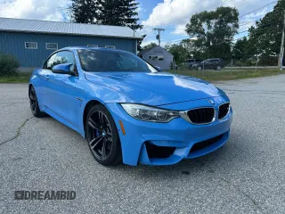 2015 BMW M4 with VIN WBS3U9C56FP967640, listed as a Copart auction lot 63641785 with 31,516 mi miles and Salvage title. Bid and sale history available at DreamBid. Image 1.
