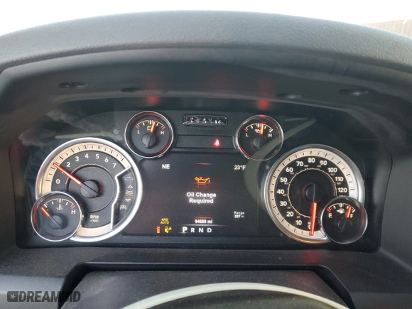 2017 Ram 1500 Big Horn with VIN 1C6RR7LG1HS858633, listed as a Copart auction lot 87474514 with 94,688 mi miles and Salvage Title. Bid and sale history available at carsss.com. Image 9.