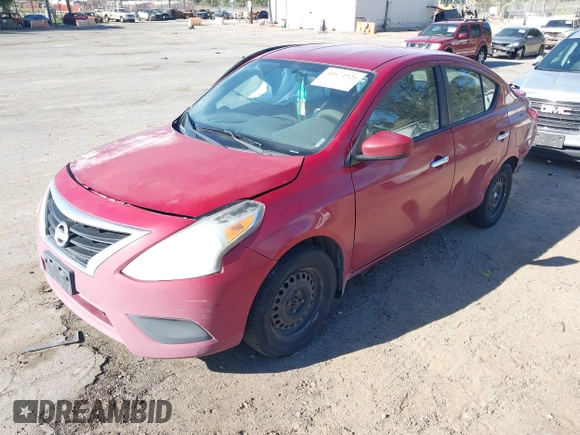 2015 Nissan Versa SV with VIN 3N1CN7APXFL906108, listed as a IAAI auction lot 41674926 with 135,613 mi miles. Bid and sale history available at carsss.com. Image 2.