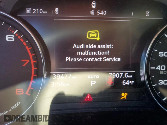 2020 Audi Q5 Premium with VIN WA1ANAFY8L2012649, listed as a Copart auction lot 73725872 with 39,477 mi miles. Bid and sale history available at carsss.com. Image 9.