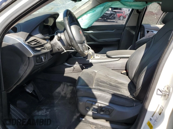 2016 BMW X6 sDrive35i with VIN 5UXKU0C58G0F93204, listed as a Copart auction lot 73562584 with 137,462 mi miles and Salvage Title. Bid and sale history available at carsss.com. Image 7.