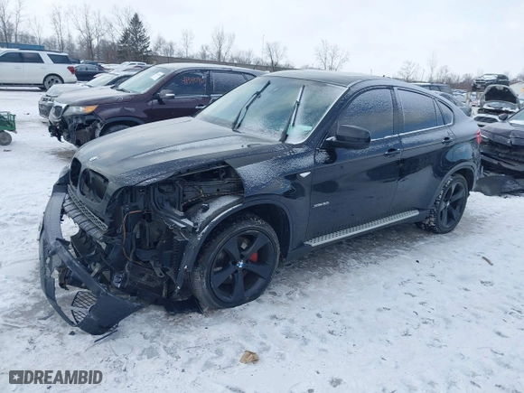 2010 BMW X6 50i with VIN 5UXFG8C55ALZ94803, listed as a IAAI auction lot 41387175 with 114,426 mi miles. Bid and sale history available at carsss.com. Image 2.