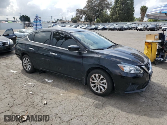 2018 Nissan Sentra SV with VIN 3N1AB7AP9JL645434, listed as a Copart auction lot 53978565 with 171,025 mi miles and Salvage Title. Bid and sale history available at carsss.com. Image 4.
