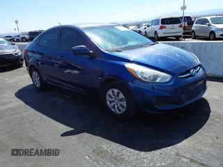 2015 Hyundai Accent GLS with VIN KMHCT4AE9FU882787, listed as a IAAI auction lot 42111570 with 98,119 mi miles. Bid and sale history available at carsss.com. Image 1.