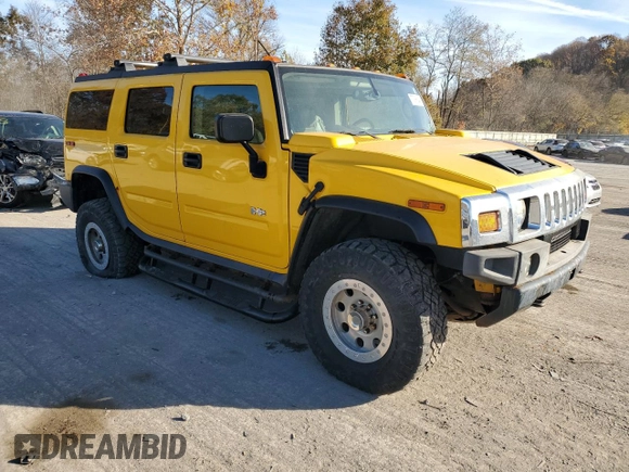 2003 Hummer H2 with VIN 5GRGN23U13H141352, listed as a Copart auction lot 77896844 with 147,723 mi miles and Clean Title. Bid and sale history available at carsss.com. Image 4.