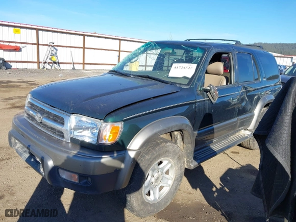 2000 Toyota 4Runner Limited with VIN JT3HN87R5Y0304836, listed as a IAAI auction lot 41724522 with 344,774 mi miles. Bid and sale history available at carsss.com. Image 2.