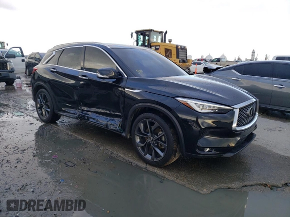 2019 Infiniti QX50 LUXE with VIN 3PCAJ5M1XKF114903, listed as a Copart auction lot 39290143 with 48,778 mi miles. Bid and sale history available at carsss.com. Image 4.