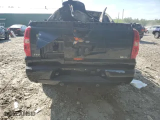 2010 Chevrolet Avalanche LTZ with VIN 3GNVKGE01AG291940, listed as a Copart auction lot 57617474 with 0 mi miles and Salvage Title. Bid and sale history available at carsss.com. Image 6.