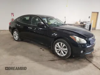2011 Infiniti M37 with VIN JN1BY1AR0BM371825, listed as a Copart auction lot 67043843 with 0 mi miles and Salvage Title. Bid and sale history available at carsss.com. Image 4.