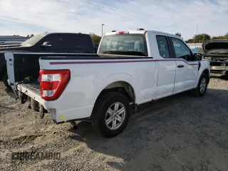 2021 Ford F-150 XL with VIN 1FTEX1CB0MKD56317, listed as a Copart auction lot 75570484 with 72,512 mi miles and Salvage title. Bid and sale history available at DreamBid. Image 3.