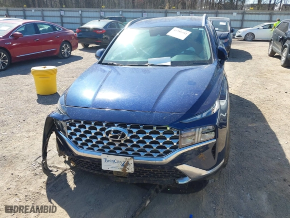 2021 Hyundai Santa Fe SEL with VIN 5NMS2DAJ2MH316068, listed as a IAAI auction lot 41780452 with 41,538 mi miles. Bid and sale history available at carsss.com. Image 12.