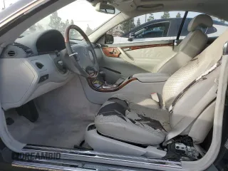 2003 Mercedes-Benz CL 5.0L with VIN WDBPJ75J03A037245, listed as a Copart auction lot 87336204 with 152,357 mi miles and Salvage Title. Bid and sale history available at carsss.com. Image 7.