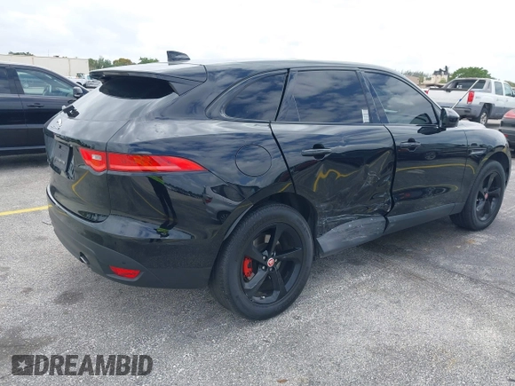 2019 Jaguar F-Pace 25t Premium with VIN SADCJ2FX9KA354949, listed as a IAAI auction lot 41959776 with 56,650 mi miles and . Bid and sale history available at DreamBid. Image 4.