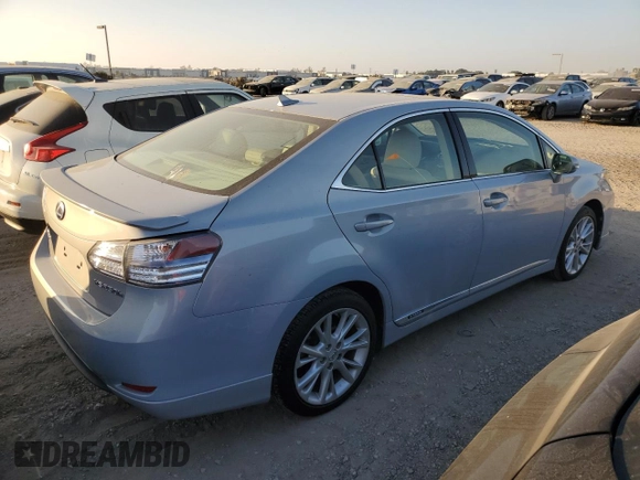 2010 Lexus HS 250h with VIN JTHBB1BA1A2013228, listed as a Copart auction lot 83495514 with 139,723 mi miles and Salvage Title. Bid and sale history available at DreamBid. Image 3.