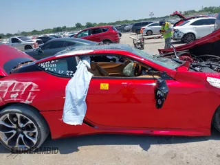 2018 Lexus LC with VIN JTHHP5AY4JA005468, listed as a IAAI auction lot 40055011 with 1 mi miles. Bid and sale history available at carsss.com. Image 12.