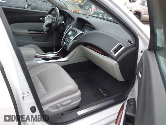 2015 Acura TLX Advance with VIN 19UUB2F74FA003547, listed as a IAAI auction lot 42101526 with 129,388 mi miles and . Bid and sale history available at DreamBid. Image 5.