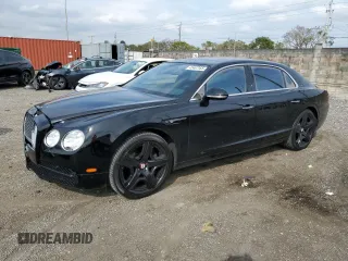 2015 Bentley Flying Spur V8 with VIN SCBET9ZA0FC041610, listed as a Copart auction lot 45461165 with 50,533 mi miles and Salvage Title. Bid and sale history available at DreamBid. Image 1.