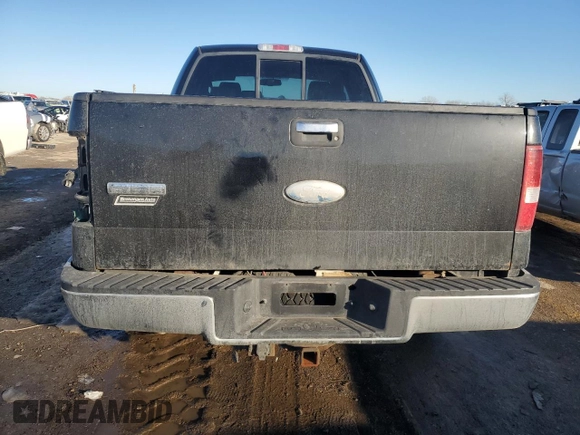2007 Ford F-150 XLT with VIN 1FTPX14V67FB31687, listed as a Copart auction lot 89079885 with 112,159 mi miles and Salvage Title. Bid and sale history available at carsss.com. Image 6.
