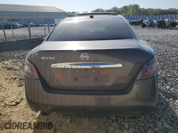 2013 Nissan Maxima SV with VIN 1N4AA5AP4DC811286, listed as a Copart auction lot 52349505 with Not Provided miles and Salvage Title. Bid and sale history available at DreamBid. Image 6.