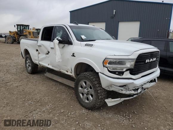 2020 Ram 2500 Laramie with VIN 3C6UR5FL0LG188337, listed as a Copart auction lot 87709065 with 50,463 mi miles and Clean Title. Bid and sale history available at carsss.com. Image 4.