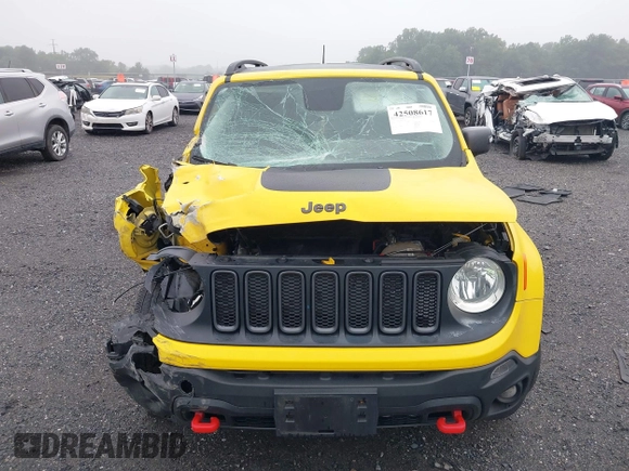 2017 Jeep Renegade Trailhawk с VIN ZACCJBCB2HPF74091, выставлен на аукционе IAAI как лот 42508617 с пробегом 74 968 миль миль и . История ставок и продаж доступна на DreamBid. Изображение 12.