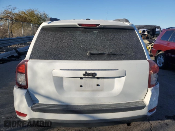2017 Jeep Compass Sport with VIN 1C4NJCBB2HD208727, listed as a Copart auction lot 88158175 with 157,684 mi miles and Salvage Title. Bid and sale history available at DreamBid. Image 6.