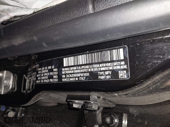 2021 Jeep Renegade Islander z VIN ZACNJDBB0MPM74830, wystawiony jako IAAI lot #41545277 z przebiegiem 78 148 mil mil oraz . Historia ofert i sprzedaży dostępna na DreamBid. Obrazek 9.