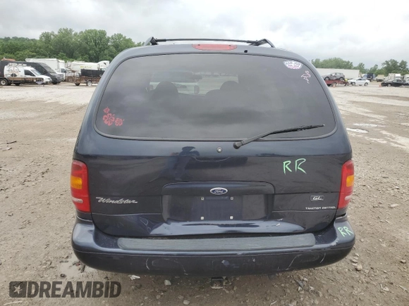 1998 Ford Windstar LX with VIN 2FMZA5146WBC36500, listed as a Copart auction lot 57662025 with 143,017 mi miles and Salvage title. Bid and sale history available at DreamBid. Image 6.