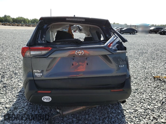 2020 Toyota RAV4 XLE Premium with VIN 2T3C1RFV4LW093137, listed as a Copart auction lot 51232465 with 0 mi miles and Non Repairable. Bid and sale history available at carsss.com. Image 6.
