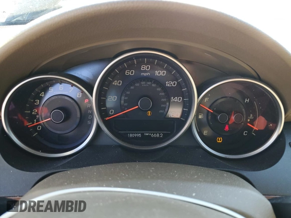 2009 Acura RL Tech Pkg with VIN JH4KB26609C002321, listed as a Copart auction lot 48279945 with 180,995 mi miles and Salvage Title. Bid and sale history available at carsss.com. Image 9.