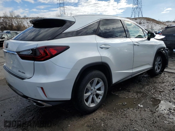 2017 Lexus RX with VIN 2T2ZZMCA2HC061727, listed as a Copart auction lot 43400855 with 97,696 mi miles and Salvage Title. Bid and sale history available at carsss.com. Image 3.