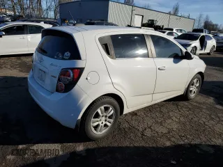 2016 Chevrolet Sonic LT with VIN 1G1JC6SB4G4151321, listed as a Copart auction lot 46702765 with 137,129 mi miles and Salvage Title. Bid and sale history available at carsss.com. Image 3.